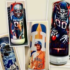 Custom Sports-Themed Tumblers